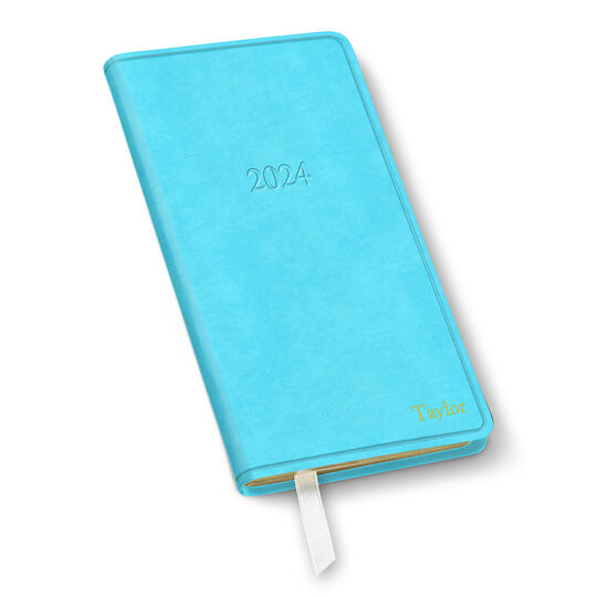 2024 Weekly Pocket Leather Planner (3.25 x 6 in)